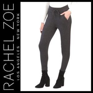 Rachel Zoe Ribbed Sweater Knit Joggers